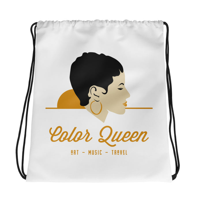 COLORQUEEN Golden Hue Drawstring Bag